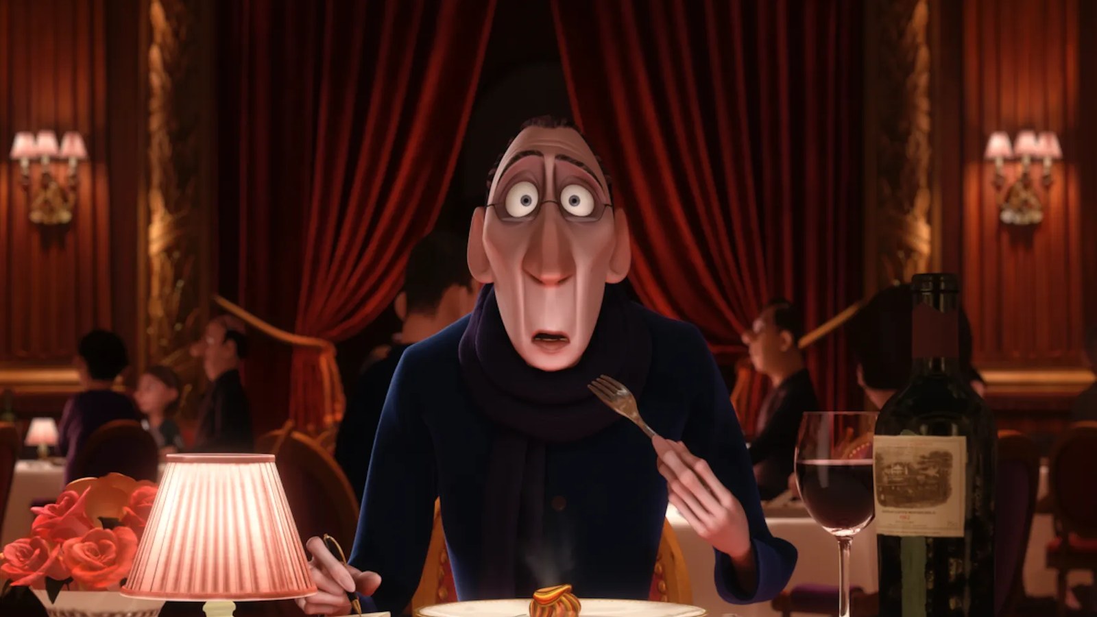 The food critic Anton Ego tastes the ratatouille and is transported back to childhood &mdash; Pixar, 2007