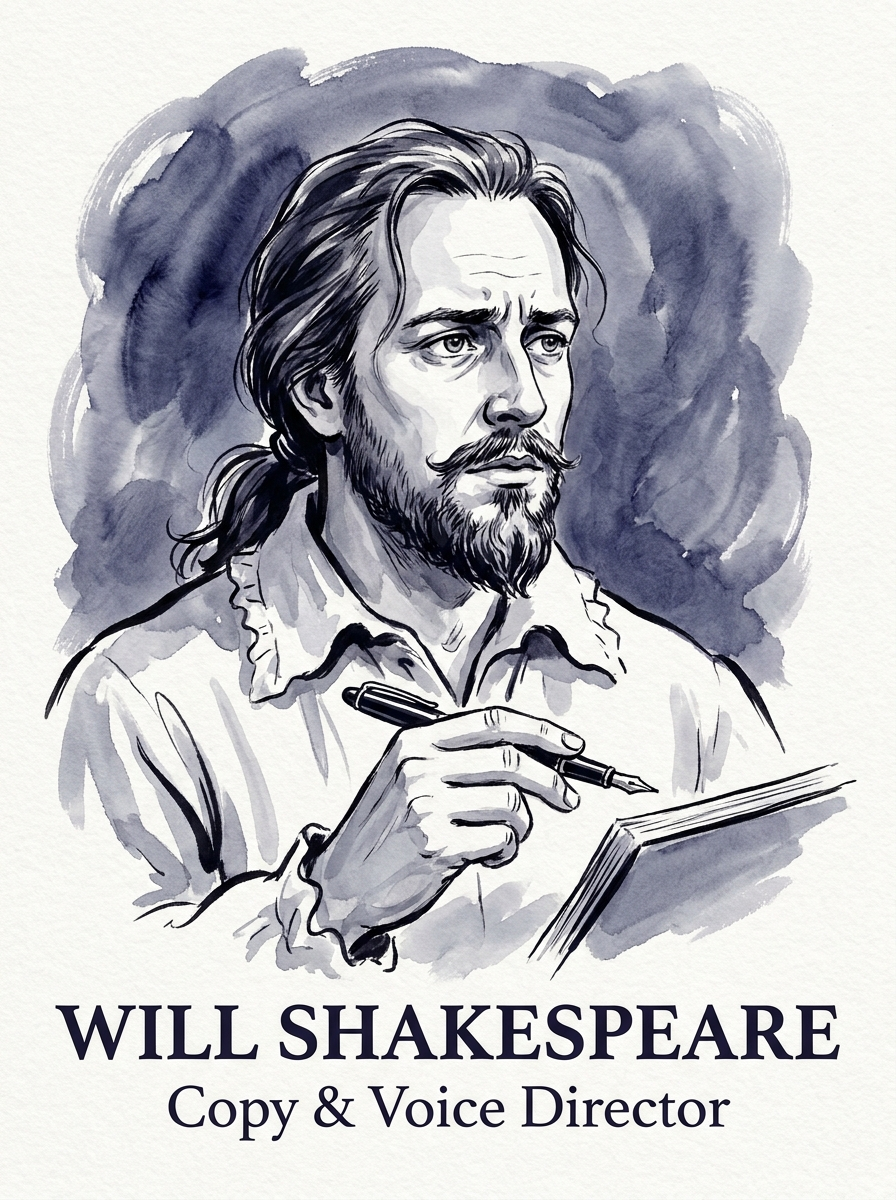 Will Shakespeare portrait